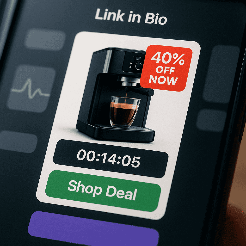 Link in bio for social media